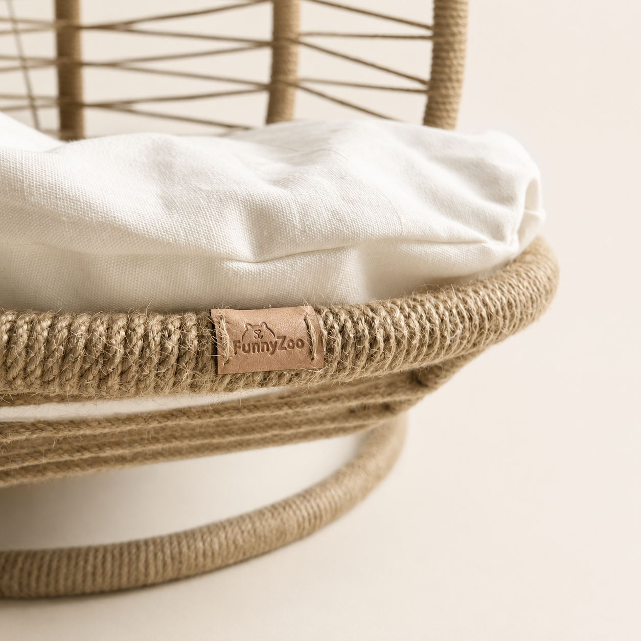 Cama Mecedora Felina de Yute Natural