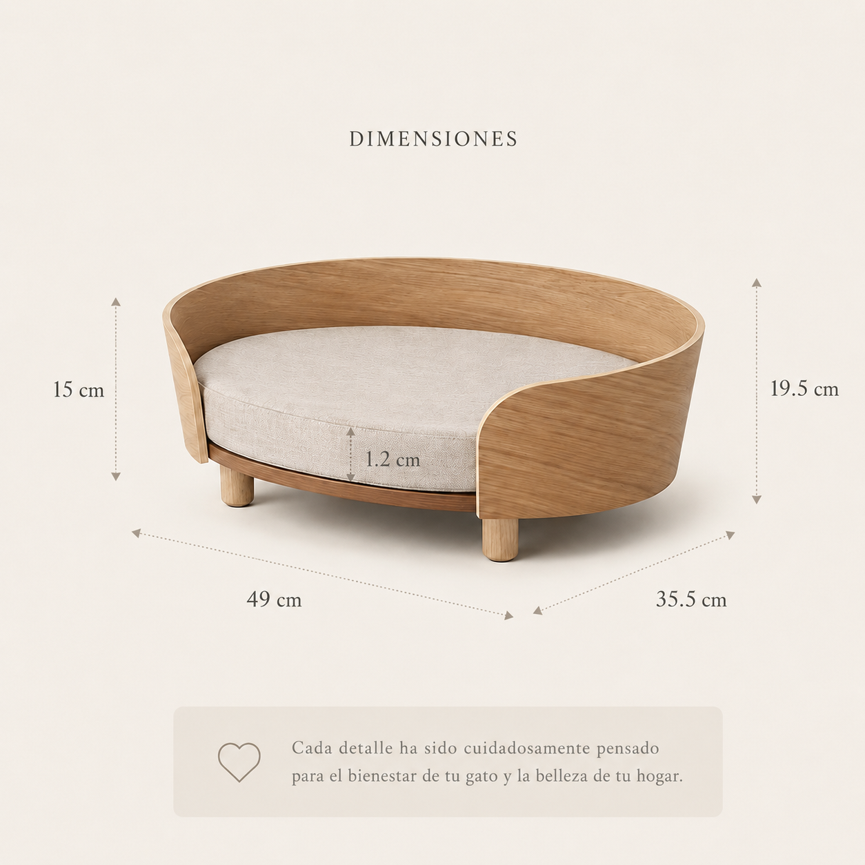 Cama Felina Nara