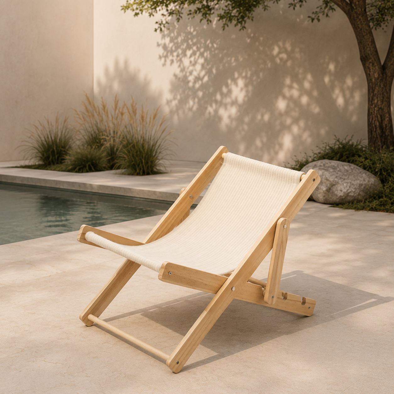 Sillón Felino Lounge de Madera Maciza