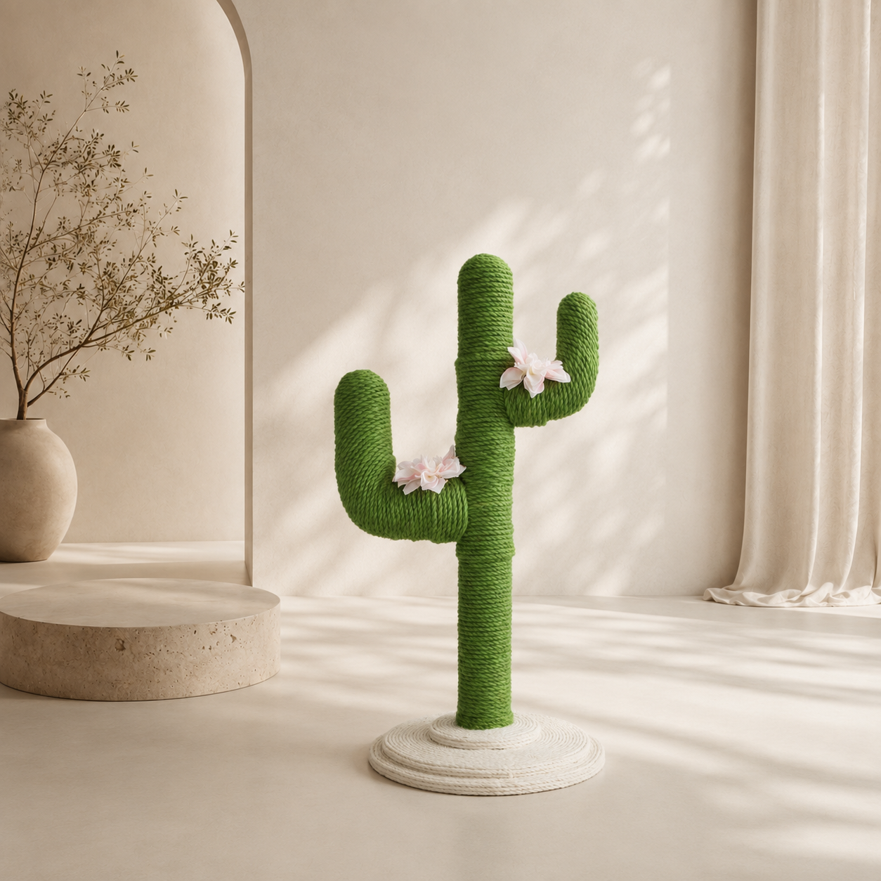 Cactus · Rascador Vertical para Gatos de sisal 80 cm