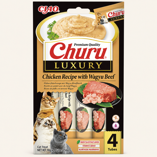 INABA Churu Luxury Pollo con Carne Wagyu
