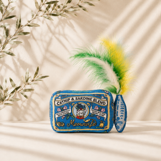 Meowife Sardines – Catnip and Feather Cat Toy