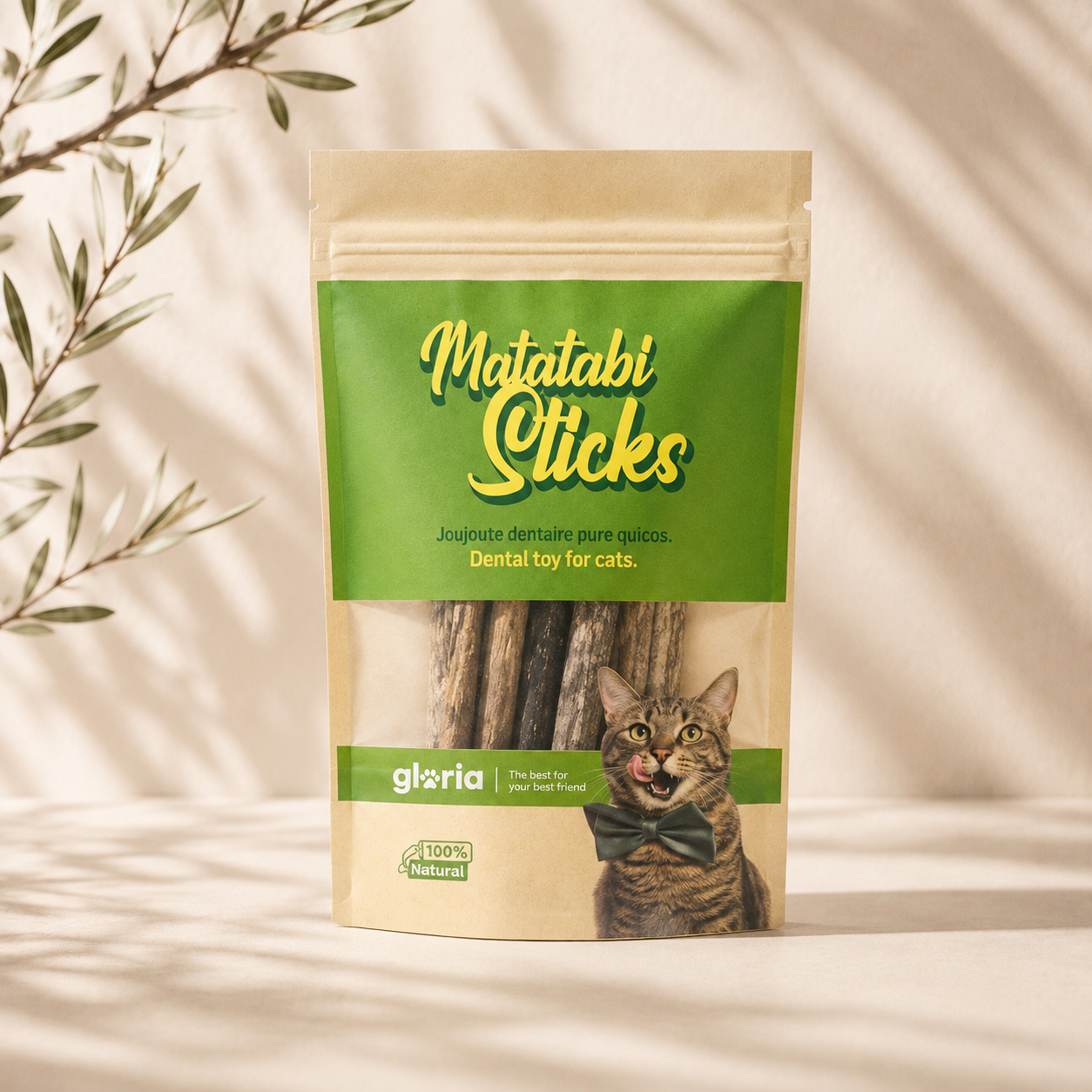 Matatabi Sticks for Cats – Natural Chewing Wood | 5 pcs