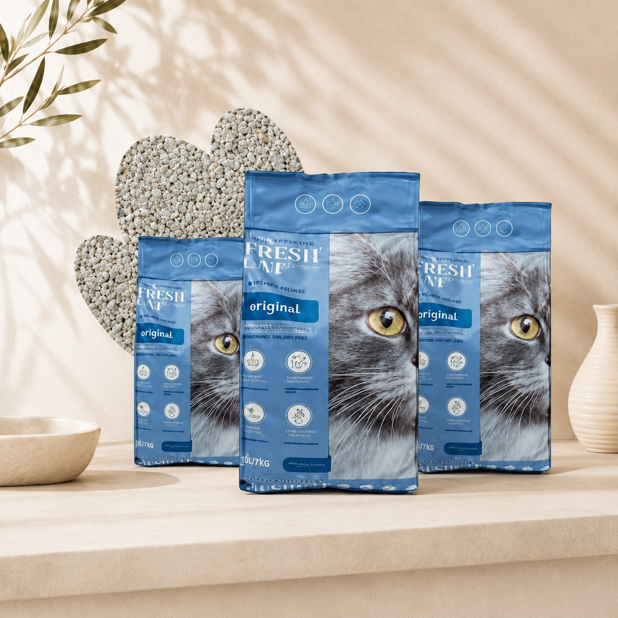 Original Superpremium 15 kg – Bentonite Clumping Cat Litter