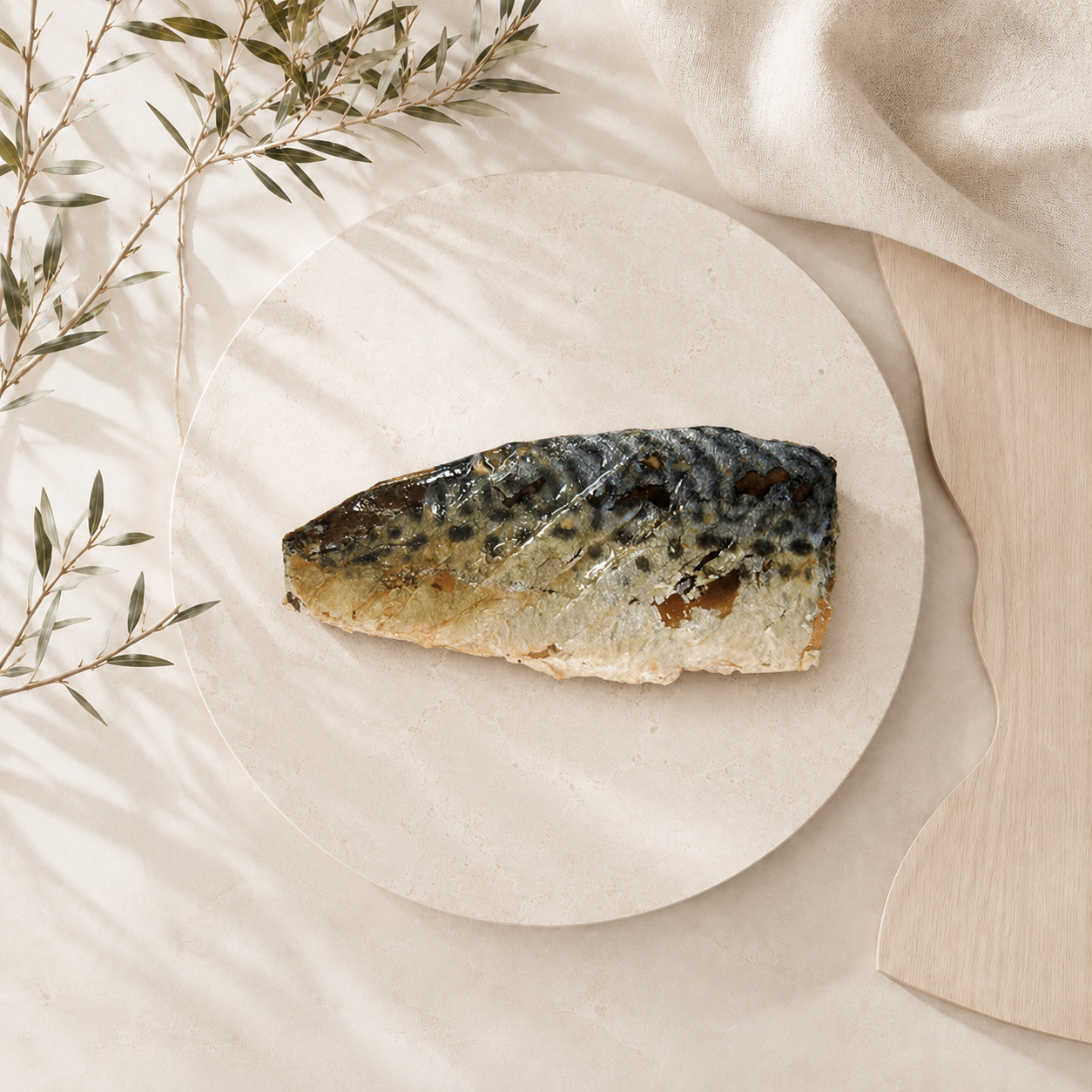 Fresh Grilled Mackerel Fillet | Natural Snack for Cats