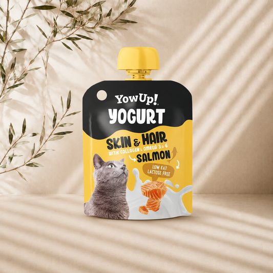 YowUp! Yogurt for Cats with Salmon, Omega 3 and 6 | 85 g