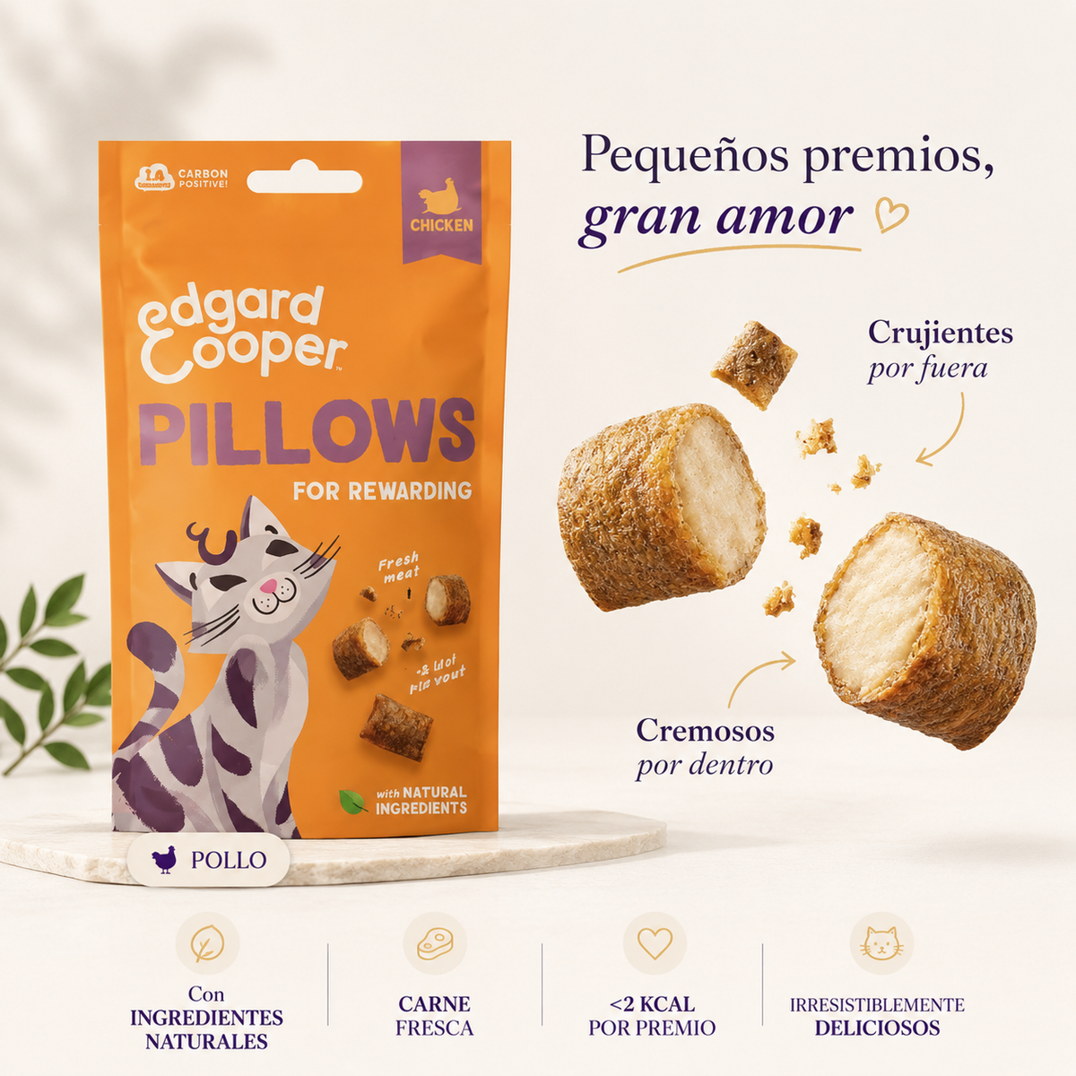 Edgard & Cooper Chicken Nibbles Cat Snack