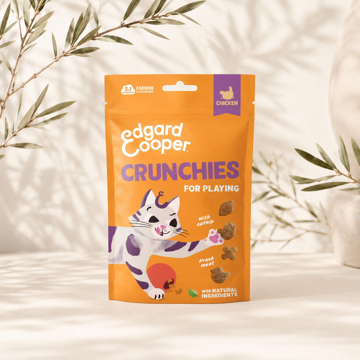 Catnip Chicken Biscuit Snack for Cats – Edgard & Cooper