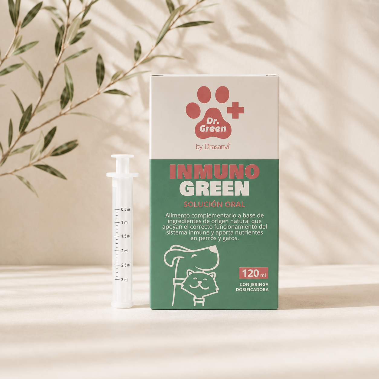 InmunoGreen – Oral solution for cat immunity 120 ml